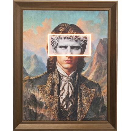Rama foto LED Art Gentleman 80x100 cm