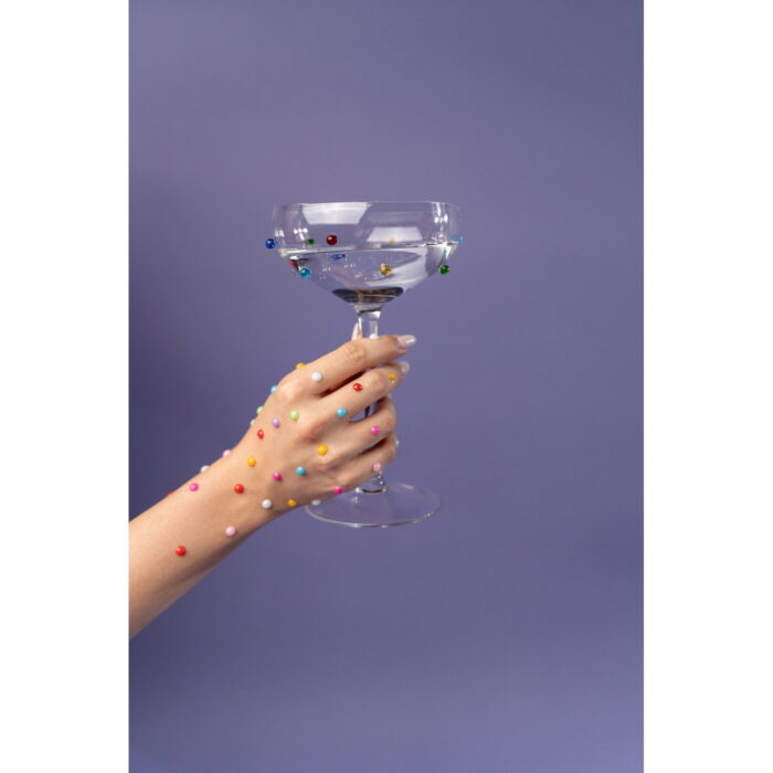 Pahar de Cocktail Party Dots 19 cm