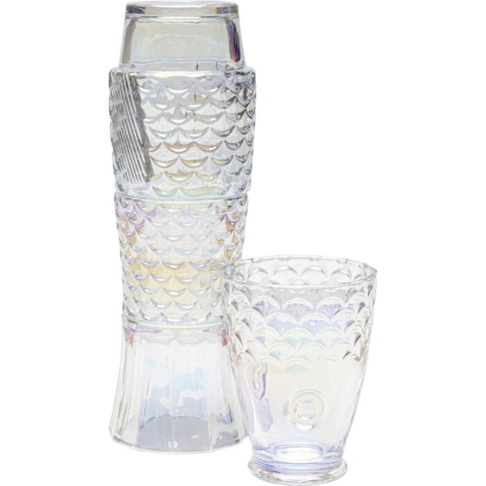 Pahare Pesce Clear (4 piese)