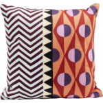 Perna decorativa Colour Block Circles 45x45 cm