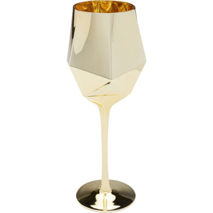 Pahar de vin Diamond Auriu