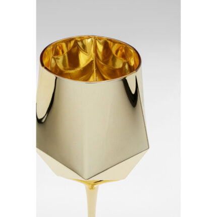 Pahar de vin Diamond Auriu