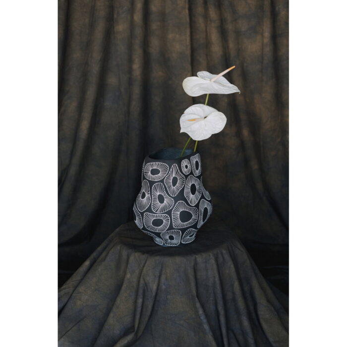 Vaza Anemone Gri 33 cm