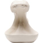 Figurina decorativa Hungry Hippo 17 cm Grej