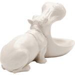 Figurina decorativa Hungry Hippo 17 cm Grej