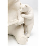 Figurina decorativa Reading Bears Grej