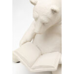 Figurina decorativa Reading Bears Grej