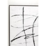 Tablou pe panza Sketch White 120x120cm
