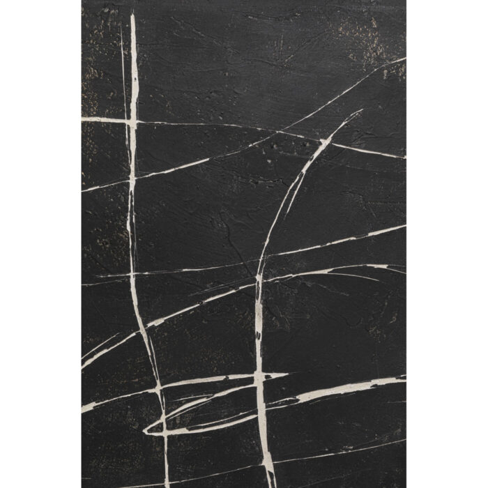 Tablou canvas Sketch Negru 120x120 cm