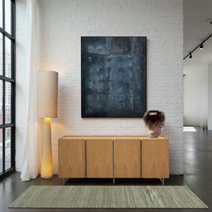 Tablou canvas Moody Albastru 150x120c m