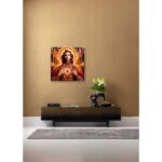 Tablou cu rama Muse Halo Man 100x100 cm