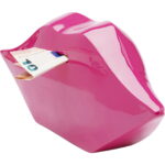 Pusculita Lips Roz 13 cm