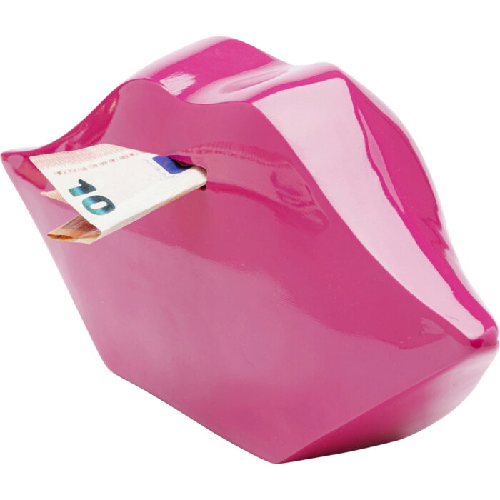 Pusculita Lips Roz 13 cm