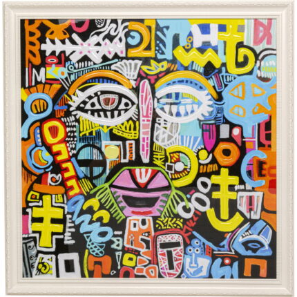 Tablou cu rama Muse Face 80x80 cm