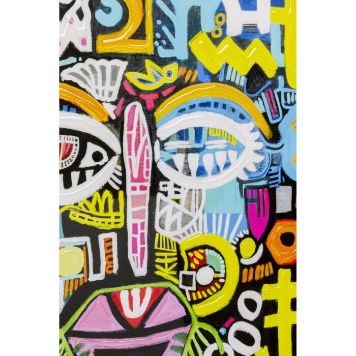 Tablou cu rama Muse Face 80x80 cm