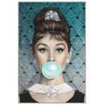 Tablou cu rama Muse Bubble Diva 80x120 cm