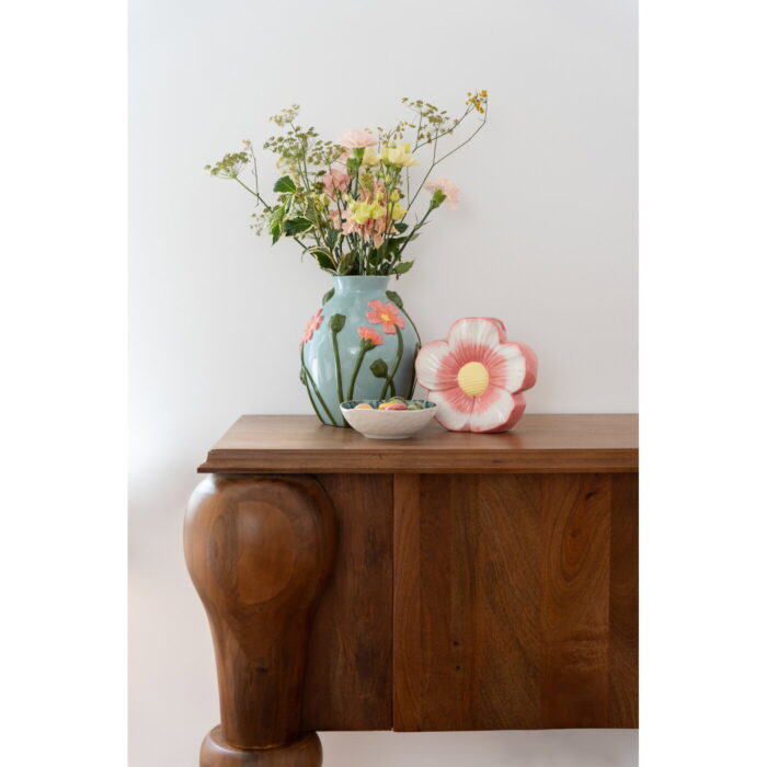 Vaza Fleurs Light Albastru 27 cm