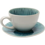 Ceasca de cafea + farfuriuta Azur