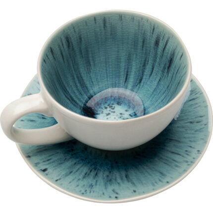Ceasca de cafea + farfuriuta Azur