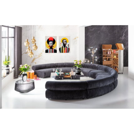 Tablou de sticla Muse Retro Lady Galben 80x120 cm