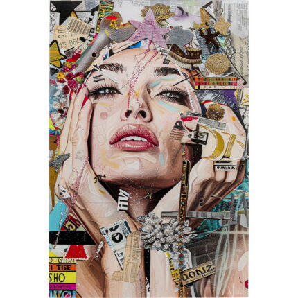 Tablou de sticla Artsy Portrait Front 80x120 cm