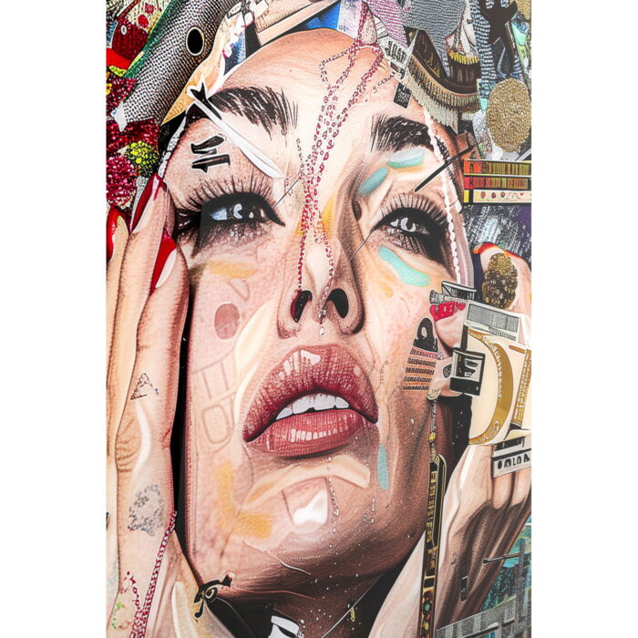 Tablou de sticla Artsy Portrait Front 80x120 cm