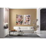 Tablou de sticla Artsy Portrait Side 80x120 cm