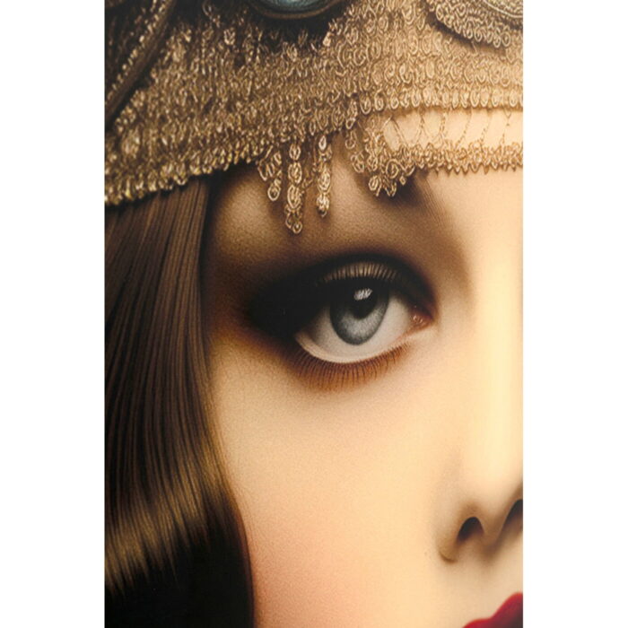 Tablou de sticla Muse Art Nouveau 100x100 cm