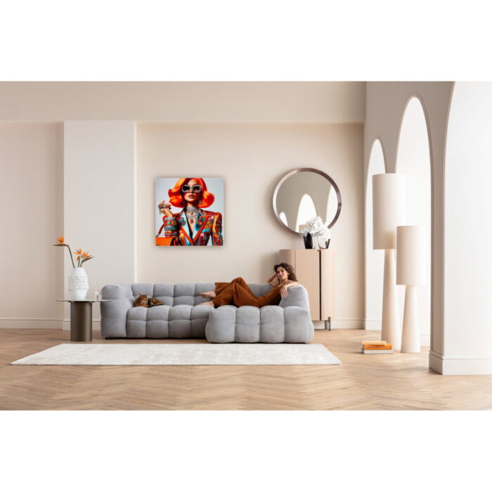 Tablou de sticla Muse Posh 100x100 cm