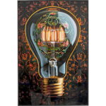 Tablou Bulb LED 80x120 cm