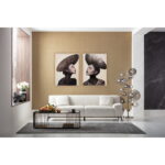 Tablou cu rama Muse Aesthetic stanga 90x120 cm