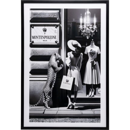 Tablou cu rama Window Shopping 80x120 cm