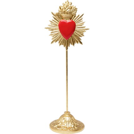 Obiect decorativ Flaming Heart 31cm