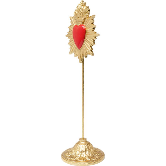 Obiect decorativ Flaming Heart 31cm