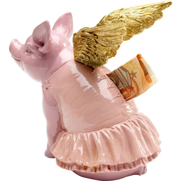 Pusculita Flying Pig Roz 15 cm