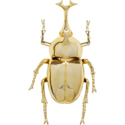 Decoratiune de perete Stag Beetle aurie 41 cm