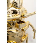 Decoratiune de perete Stag Beetle aurie 41 cm
