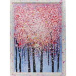 Tablou cu rama Blooming Avenue 150x100 cm