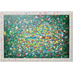 Tablou cu rama Floating Flower Market 150x100 cm