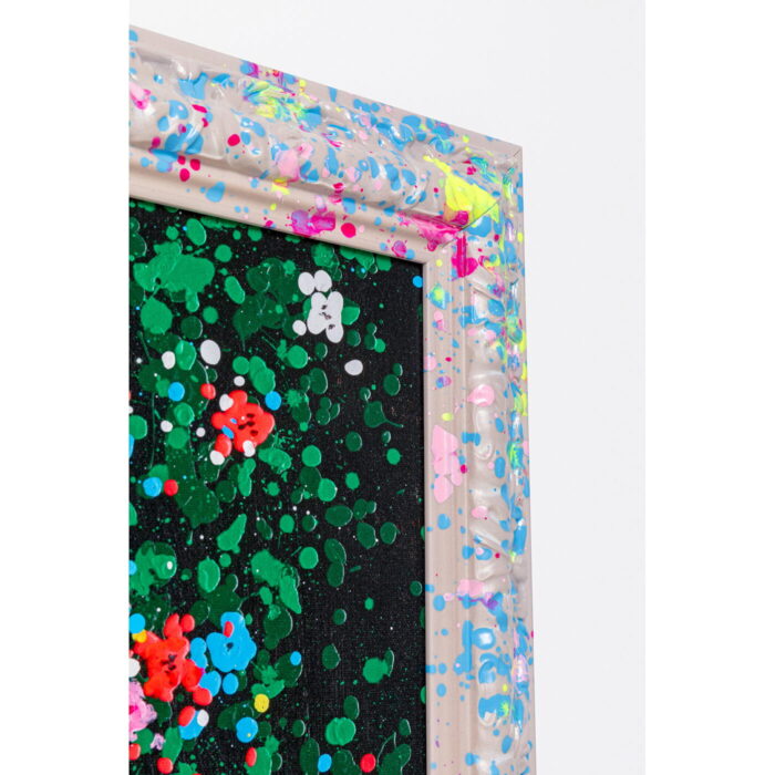 Tablou cu rama Floating Flower Market 150x100 cm