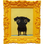Tablou cu rama Sweet Dog Eyes 30x35 cm