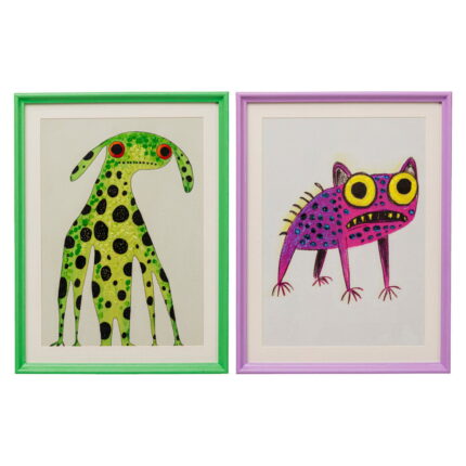 Tablou înrămat Fantasy Pet 32x42 cm (set 2 buc.)