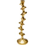 Suport lumânare Platou Auriu 45cm