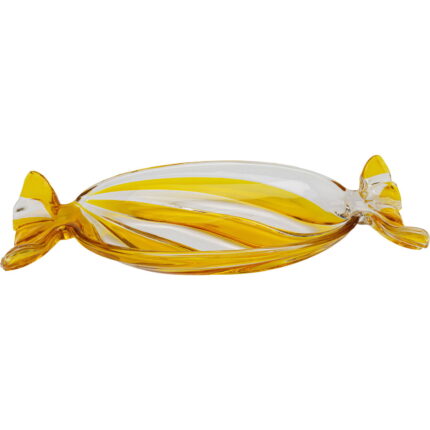 Bol decorativ Candy Galben 35 cm