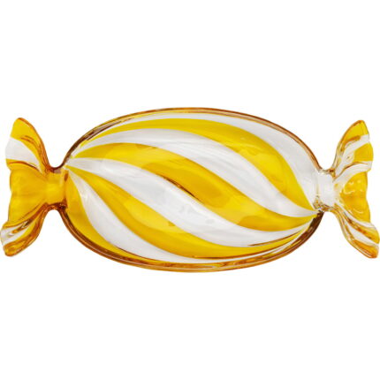 Bol decorativ Candy Galben 35 cm