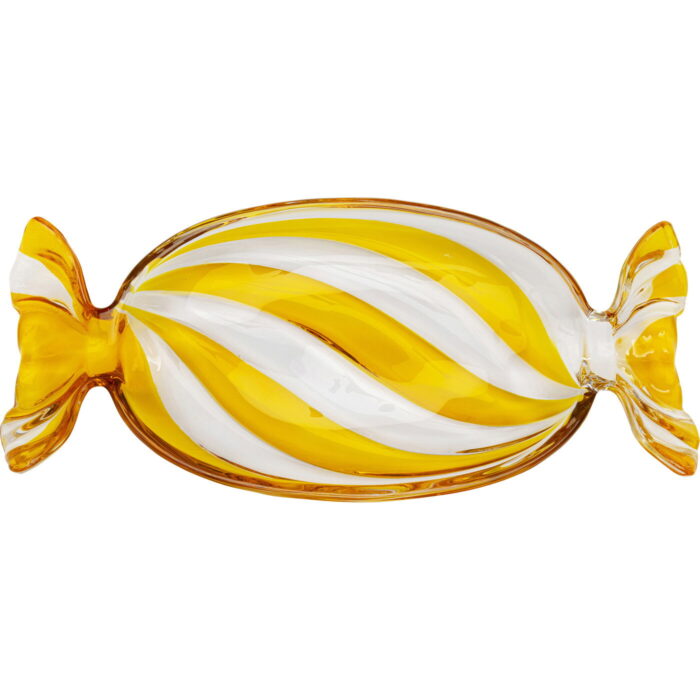 Bol decorativ Candy Galben 35 cm