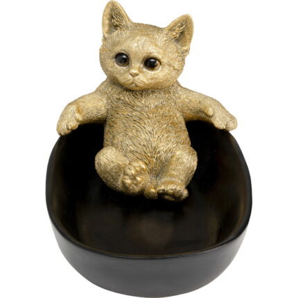 Bol decorativ Bathing Cat 20cm