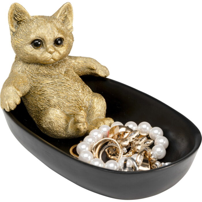 Bol decorativ Bathing Cat 20cm