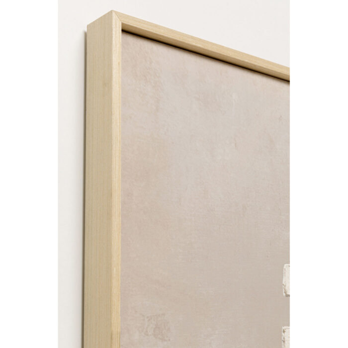 Tablou panza Art Row Beige 100x100cm