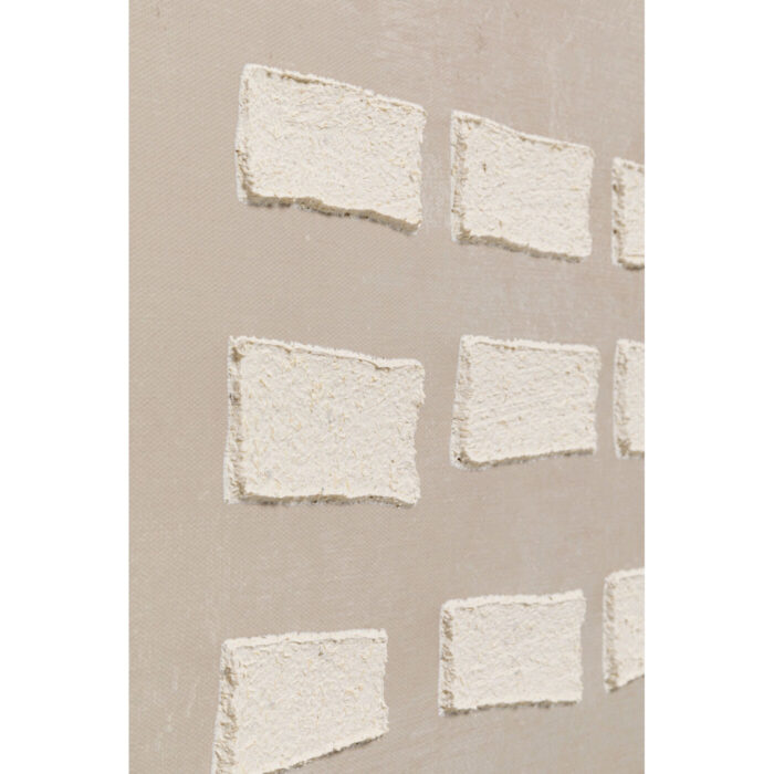 Tablou panza Art Row Beige 100x100cm